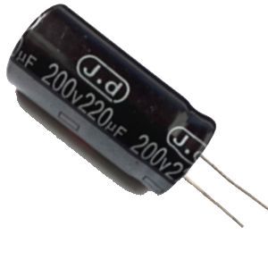 CAPACITOR ELECTROLITICO 220UF 200VDC UVK2D221MHD
