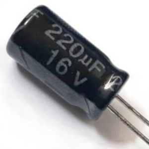 CAPACITOR ELECTROLITICO 220UF/16V UKL1C221KPDANA