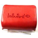 CAPACITOR POLIESTER 12 UF 250V 126J 250VMPE