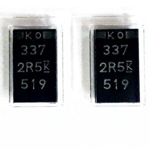 CAPACITOR TANTALUM 330UF 2.5V SMD 2R5THE330M