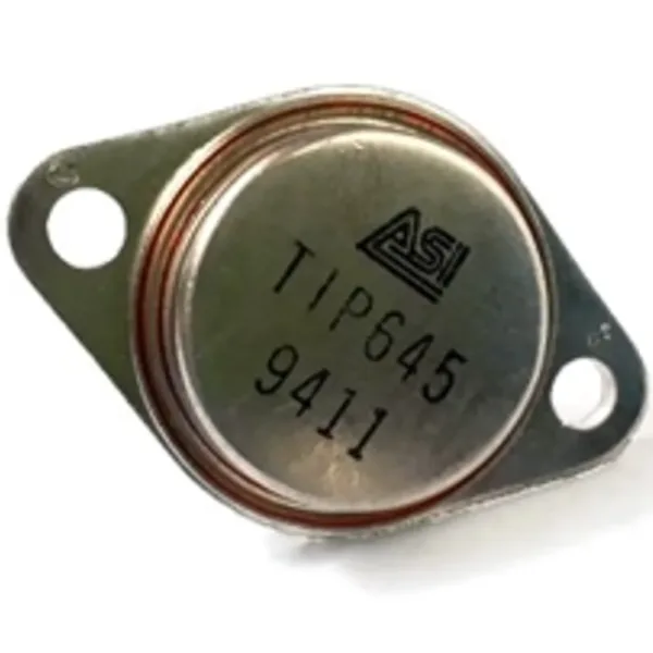 TRANSISTOR PNP DARLINGTON CONNECTED SILICON POWER. Marca: ASI. Referencia: TIP645 TRANSISTOR PNP DARLINGTON CONNECTED SILICON POWER TIP645