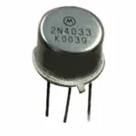 2N4033: Transistor PNP Silicon Switching 80V 1A TRANSISTOR PNP SILICON SWITCHING 2N4033
