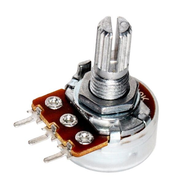 POTENCIOMETRO EJE ESTRIADO 250K OHM B250K POTENCIOMETRO EJE ESTRIADO 250K OHM B250K