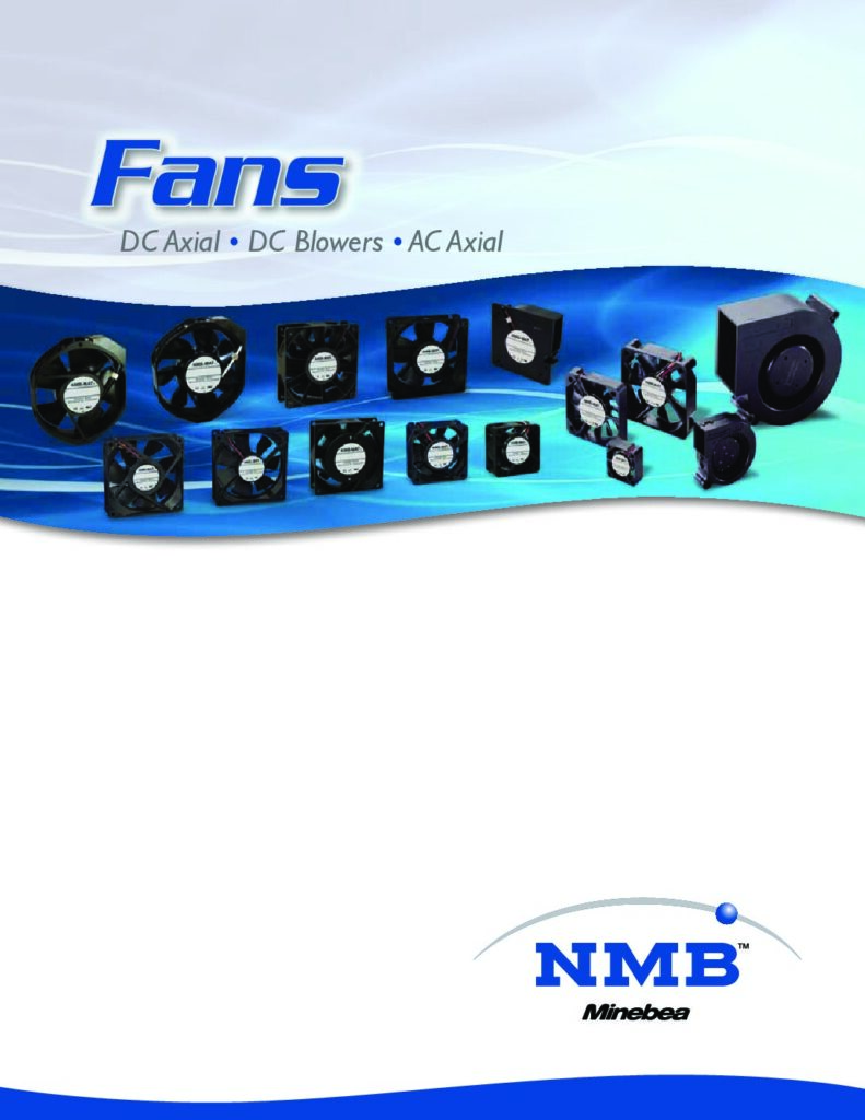 Biblioteca Nikola Tesla thumbnail of Catálogo de ventiladores NMB-Fan and blowers-Catalog