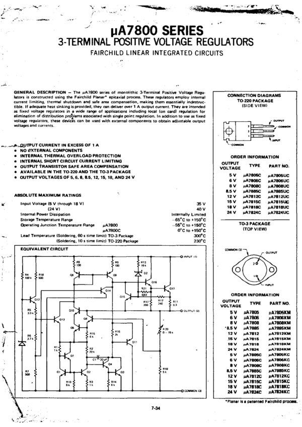 Nombre: REGULADOR DE VOLTAJE FIXEDReferencia: MA7815UC Número de salidas: 1 Output Polaridad: Positivo Voltaje de salida: 15 V Corriente de salida: 500mA Tipo de salida: Fixed Voltaje de entrada - Mín.: 17.5 V Voltaje de entrada - Máx.: 30 V Temperatura de trabajo: de 0° a 150°C Marca: MOTOROLAEmpaque: TO-220Precio por: Unidad