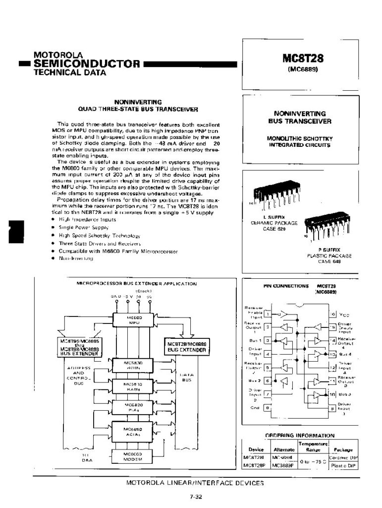 Biblioteca Nikola Tesla thumbnail of MC6889P MC8T28