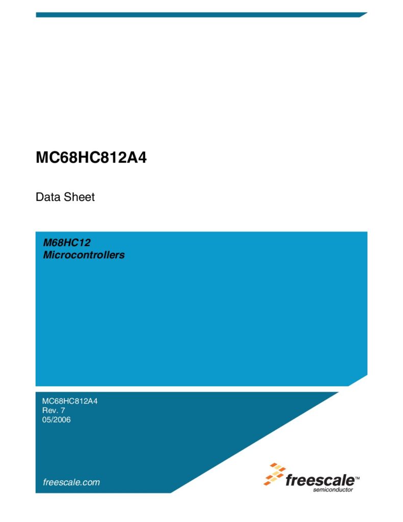 Biblioteca Nikola Tesla thumbnail of MC812A4CPVE8 MC68HC812A4