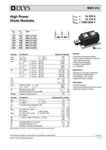 MDD312-12N1 MDD312 SERIES