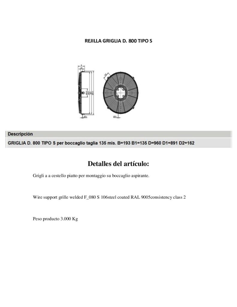 Biblioteca Nikola Tesla thumbnail of REJILLA FAN d.800 tipo s