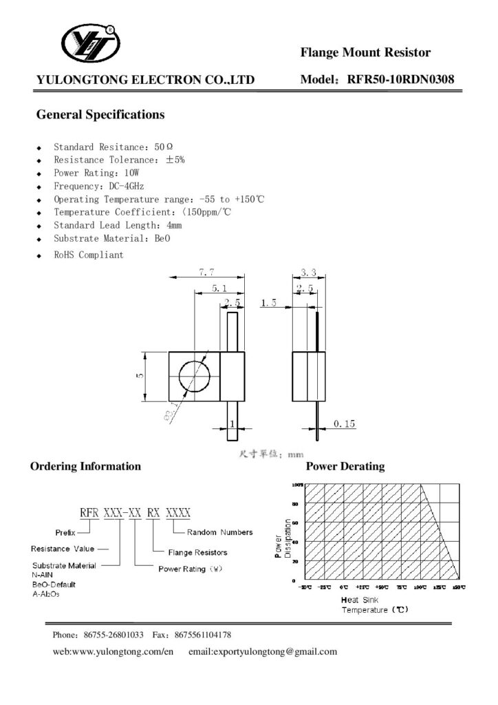 Biblioteca Nikola Tesla thumbnail of RFR50-10RDN0308 FLANGE MOUNT RESISTOR