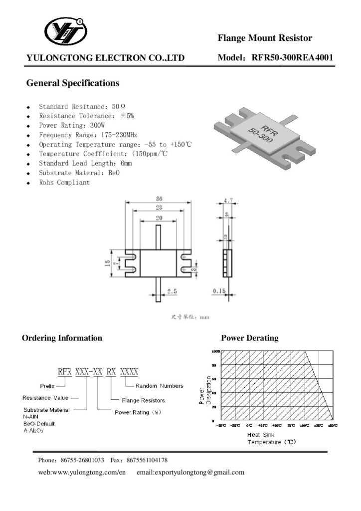 Biblioteca Nikola Tesla thumbnail of RFR50-300REA4001 Flange Mount Resistor