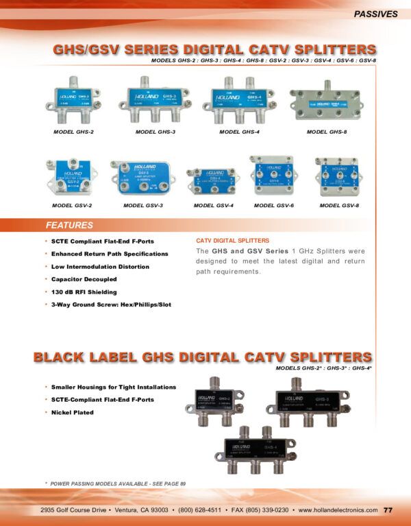 SPLITTER 2 SALIDAS 1GHZ HOLLAND GHS-2 Nombre: SPLITTER 2 SALIDAS 1GHZReferencia: GHS-2Marca: HOLLANDEmpaque: 4 X 2 cmPrecio por: Unidad