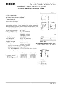 TLP3020 TLP3021 TLP3022 (TLP3023)