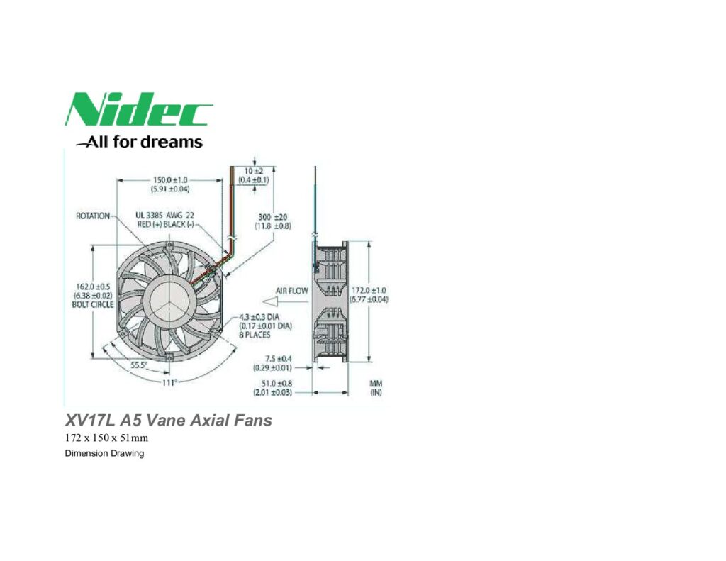 Biblioteca Nikola Tesla thumbnail of VENTILADOR 48VDC 6.7inch NIDEC (XV17L A5)