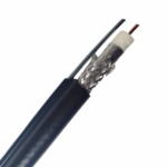 Cable Rg11 con Mensajero al 90% cubierta pvc CABLE COAXIAL RG-11 AL 90% MENSAJERO CHAQUETA PVC. Marca: NETCEED Referencia: SY-M119021-B