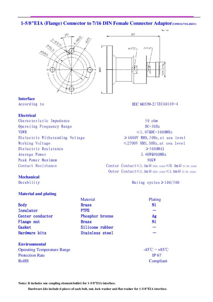 Biblioteca Nikola Tesla thumbnail of ADAPTADOR EIA (Flange) DIN 1-5/8 A DIN 7/16 HEMBRA
