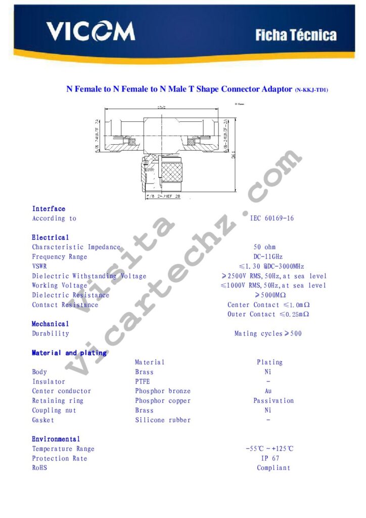 Biblioteca Nikola Tesla thumbnail of ADAPTADOR N HEMBRA Female A N HEMBRA A N MACHO EN T