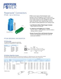 CONECTOR ANDERSON SERIE-PP180
