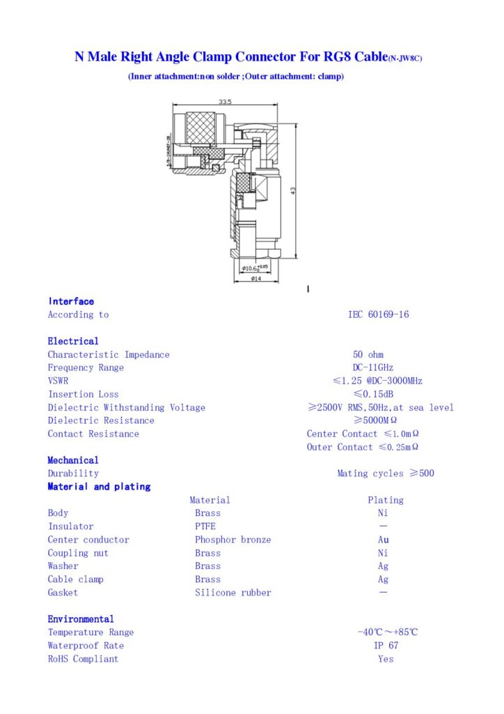 Biblioteca Nikola Tesla thumbnail of CONECTOR N Macho Male Codo para RG8 Right Angle Clamp