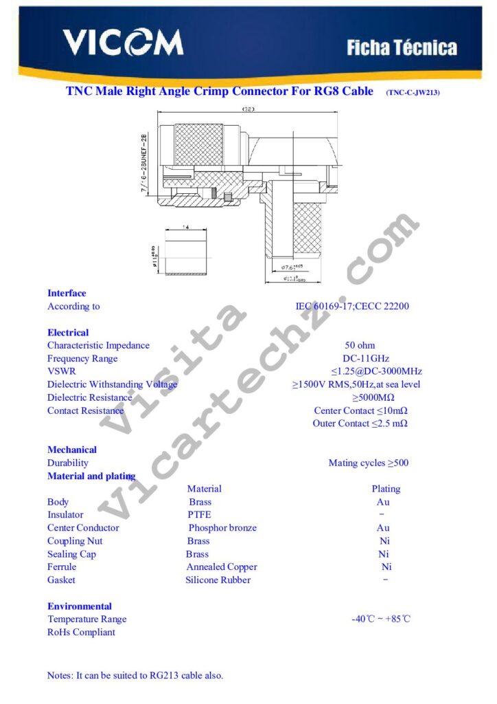 Biblioteca Nikola Tesla thumbnail of CONECTOR TNC Macho Codo Male-Right-Angle-Crimp-Connector-For-RG8