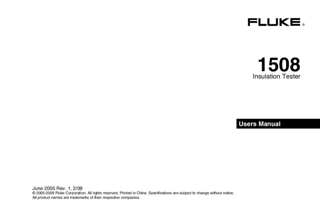 Biblioteca Nikola Tesla thumbnail of Fluke_1508