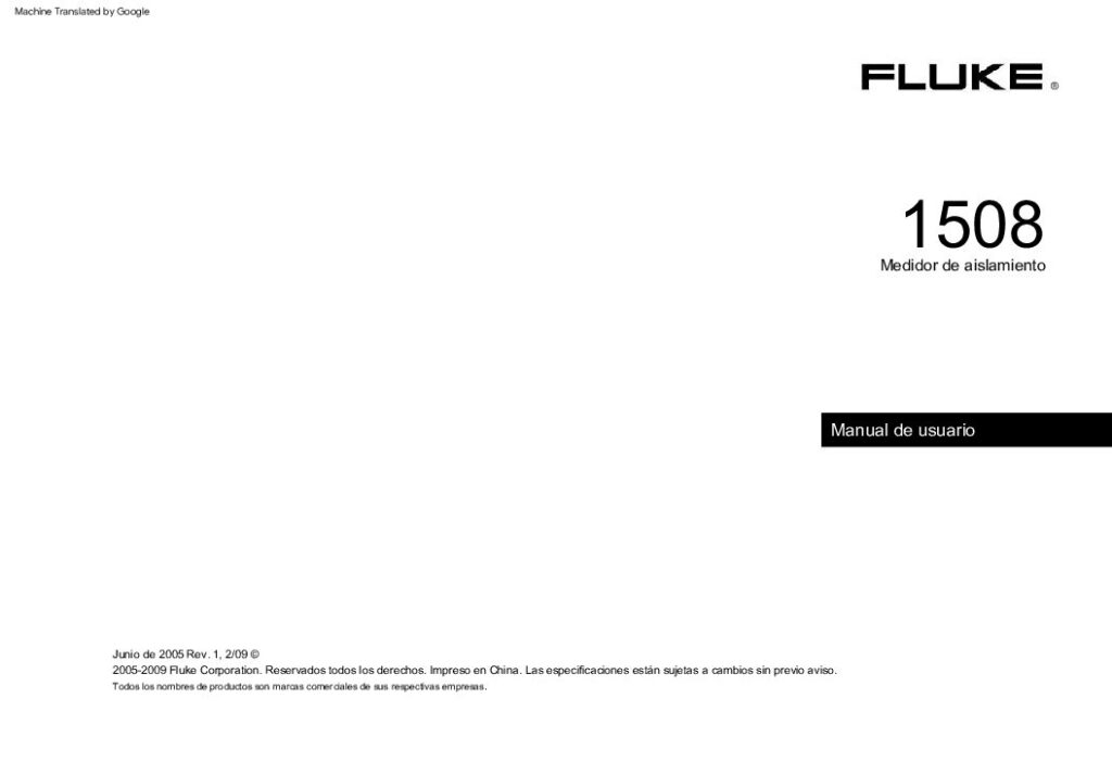 Biblioteca Nikola Tesla thumbnail of Fluke_1508 (traduccion)