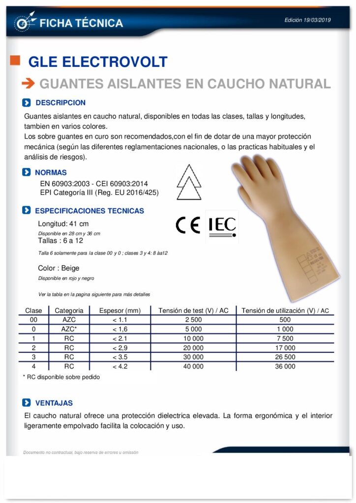 Biblioteca Nikola Tesla thumbnail of GUANTES AISLANTES ELECTROVOLT