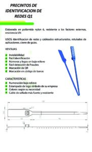 PRE-N-FO PRECINTO NYLON IDENTIFICADOR F.O. DE 139MM