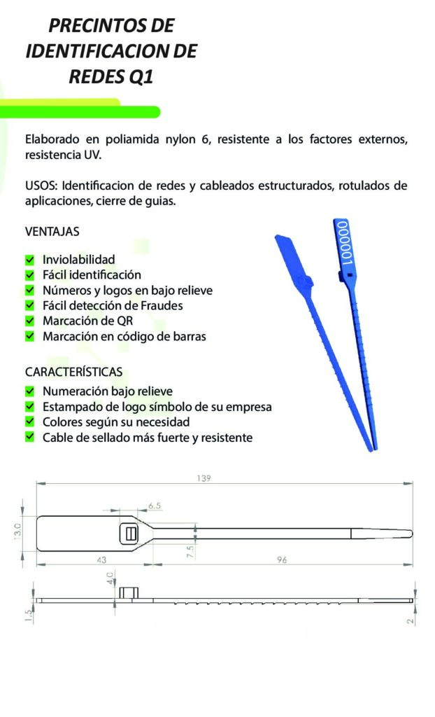 Biblioteca Nikola Tesla thumbnail of PRE-N-FO PRECINTO NYLON IDENTIFICADOR F.O. DE 139MM
