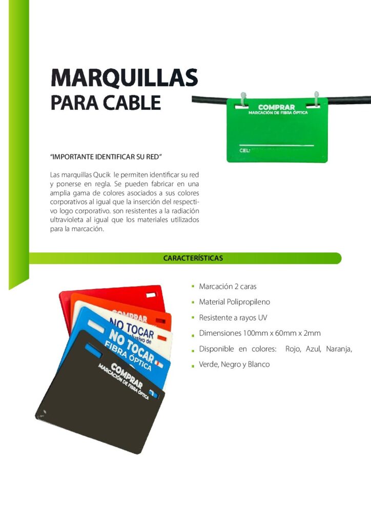 Biblioteca Nikola Tesla thumbnail of QUCIKT MARQUILLA PARA CABLE TIPO TARJETA QUICK