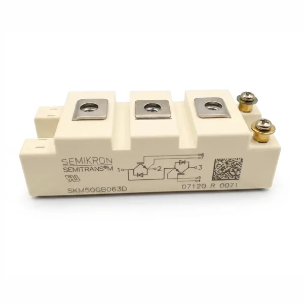 9-9-7: IGBT SUPER FAST NPT MODULE. Marca: SEMIKRON Referencia: SKM50GB063D IGBT SUPER FAST NPT MODULE. Marca: SEMIKRON Referencia: SKM50GB063D