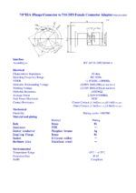 ADAPTADOR EIA 7/8 A DIN 7/16 HEMBRA Adaptador Eia Flange 7 8 A Din 7 16 Hembra Female Connector Pdf